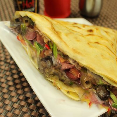 Baladi Sausage Crepe