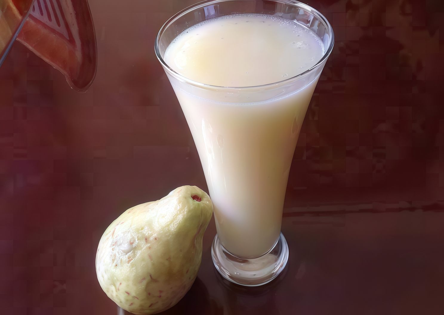 Guava With Milk Juice