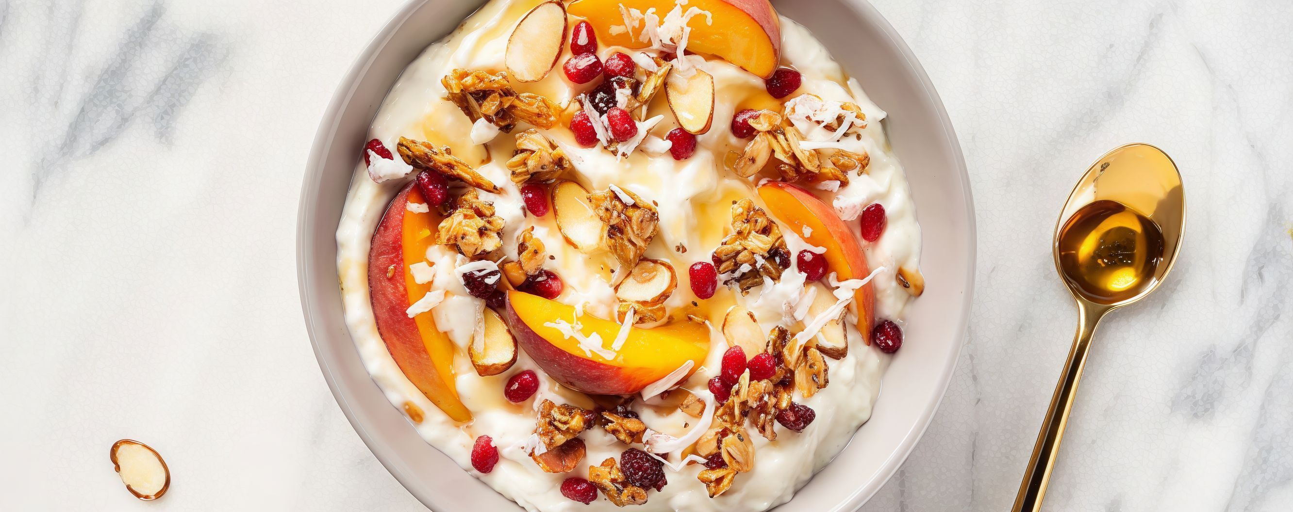 Fruit Salad Yogurt and Honey
