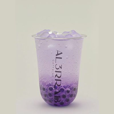 Blueberry boba mojito