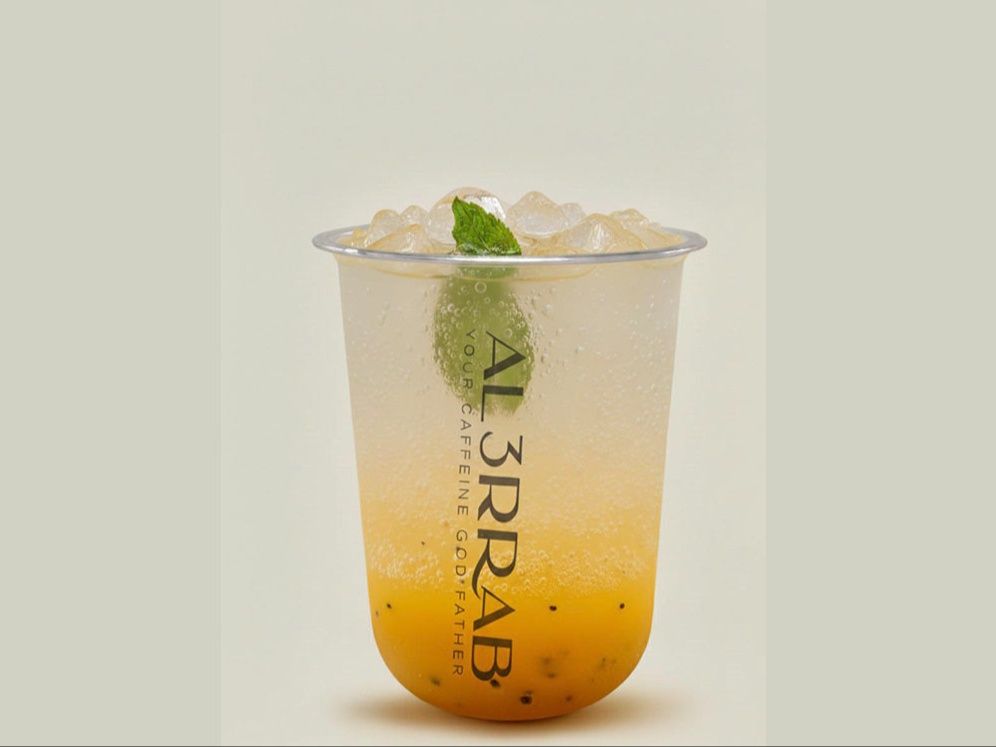 Golden peach Mojito