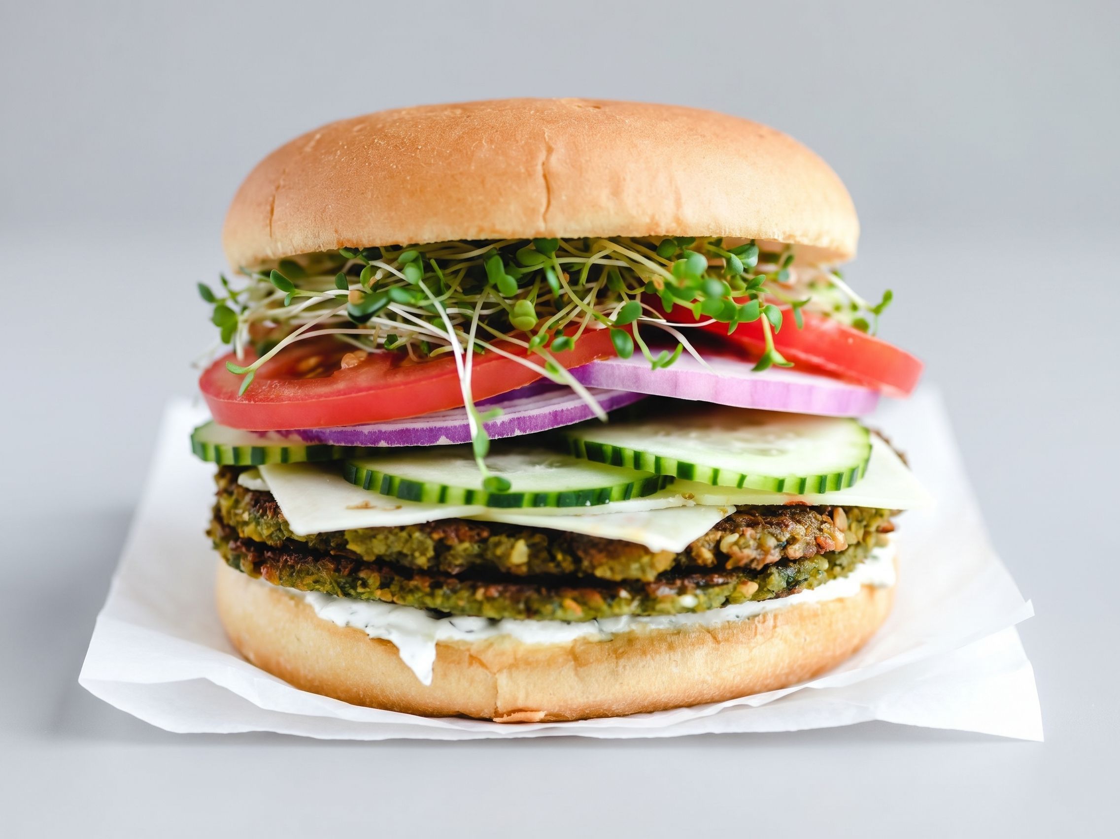 Smashed falafel