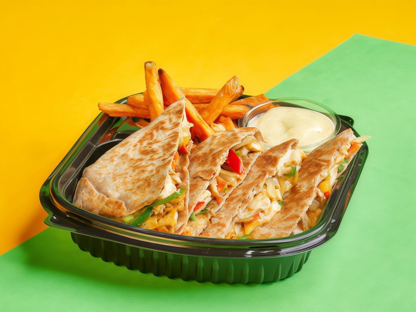Buffalo Chicken Quesadillas Sandwich