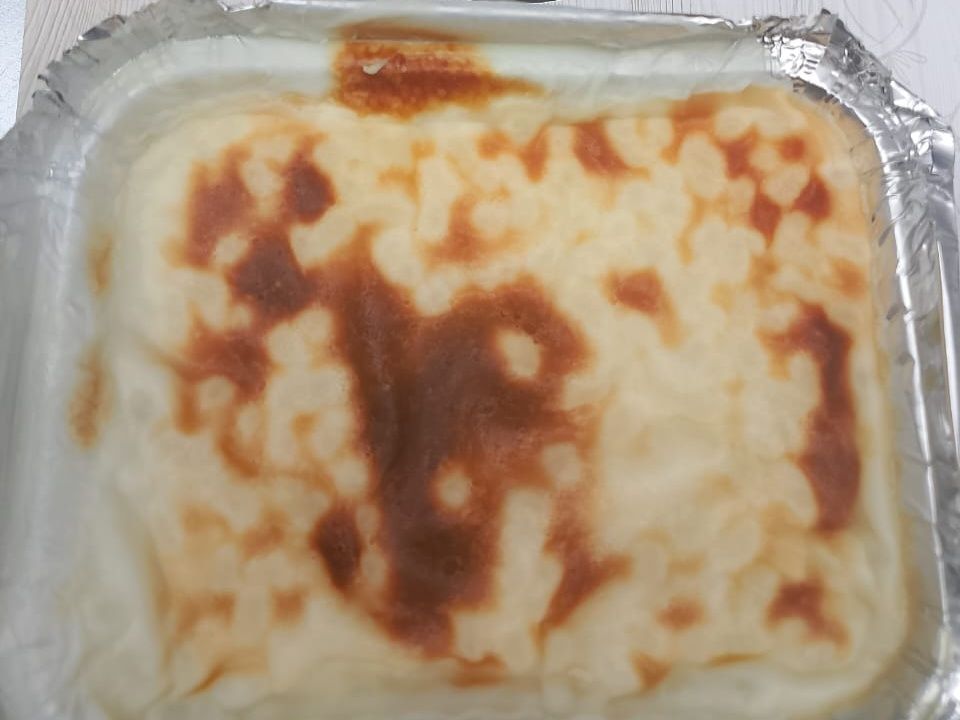 Rice with milk in the oven