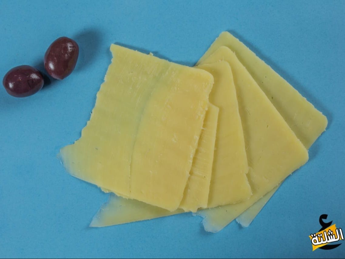 Quarter of imported cheddar