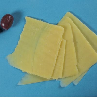 Quarter of imported cheddar