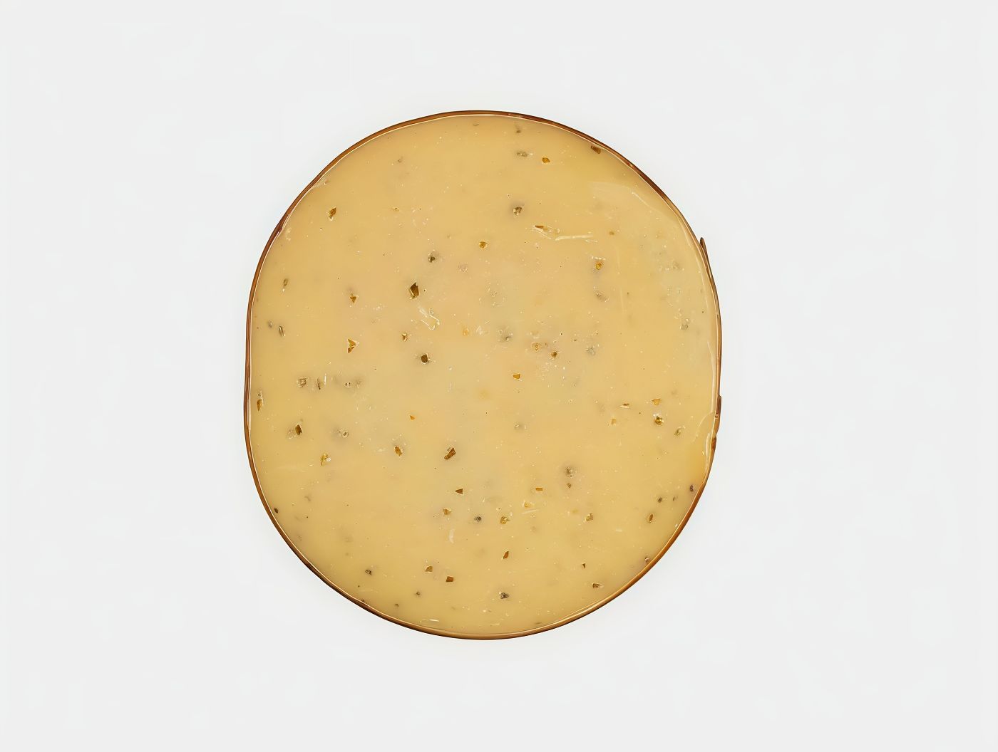 Quarter of smoked cheddar