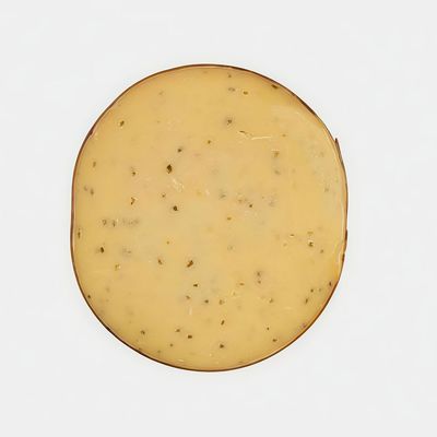 Quarter of smoked cheddar