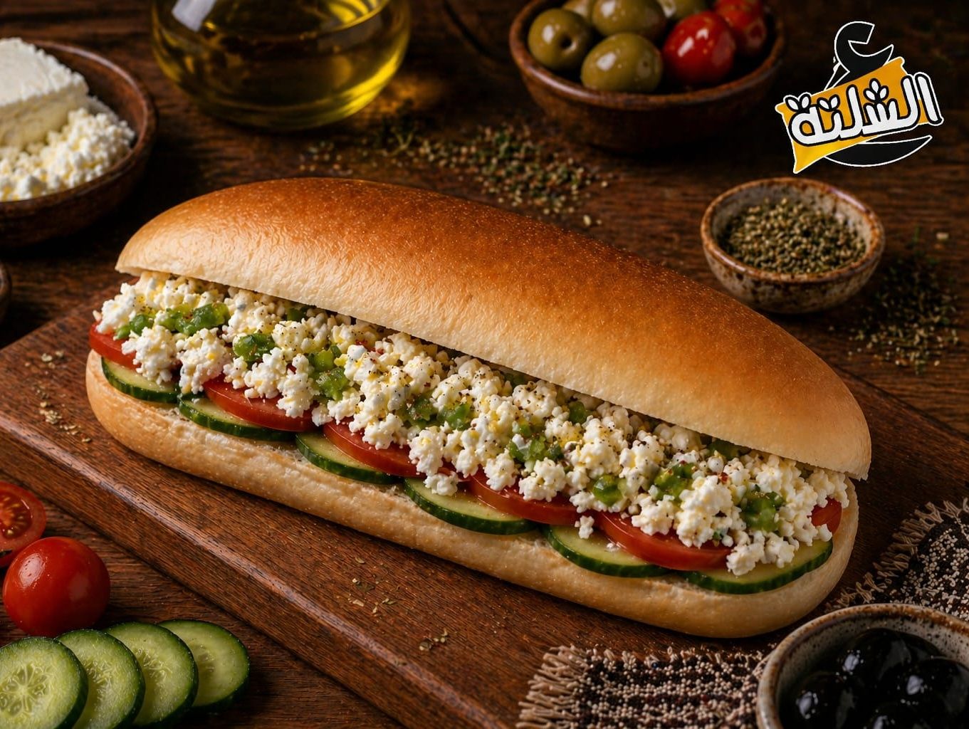 Brambly cheese sandwich with pepper