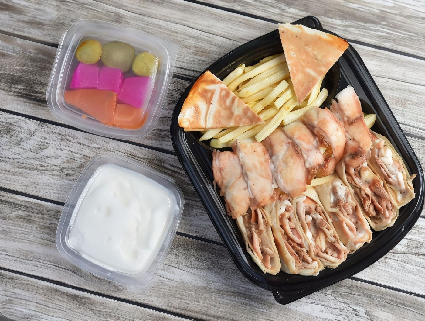 Arabic Chicken Shawarma Platter