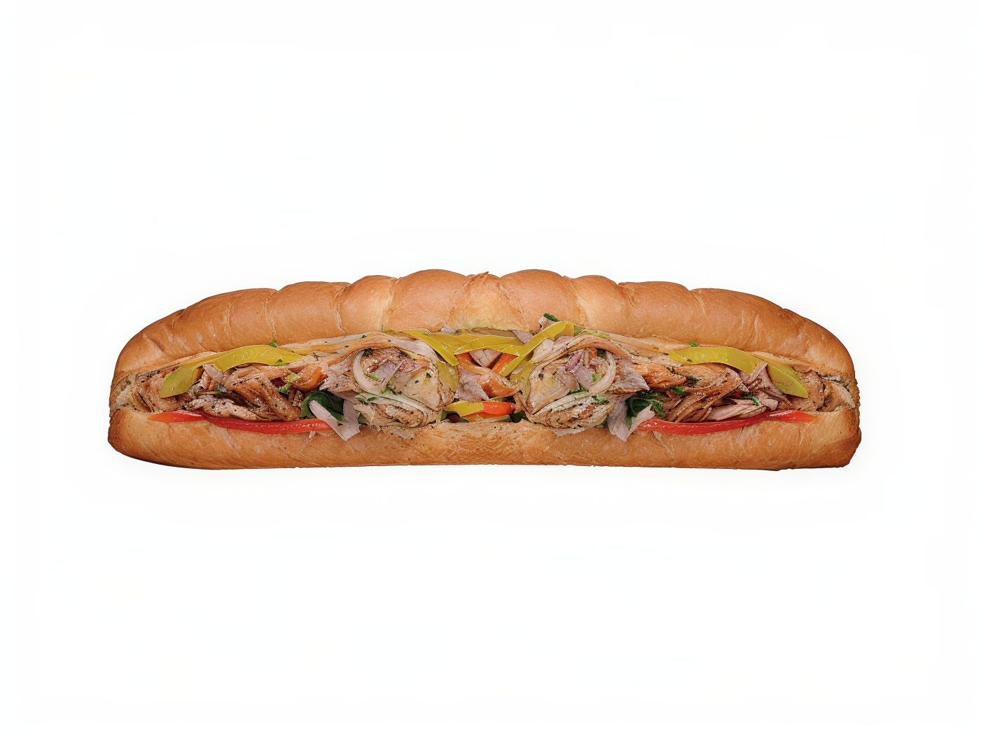 Chicken Shawerma French Bread Sandwich