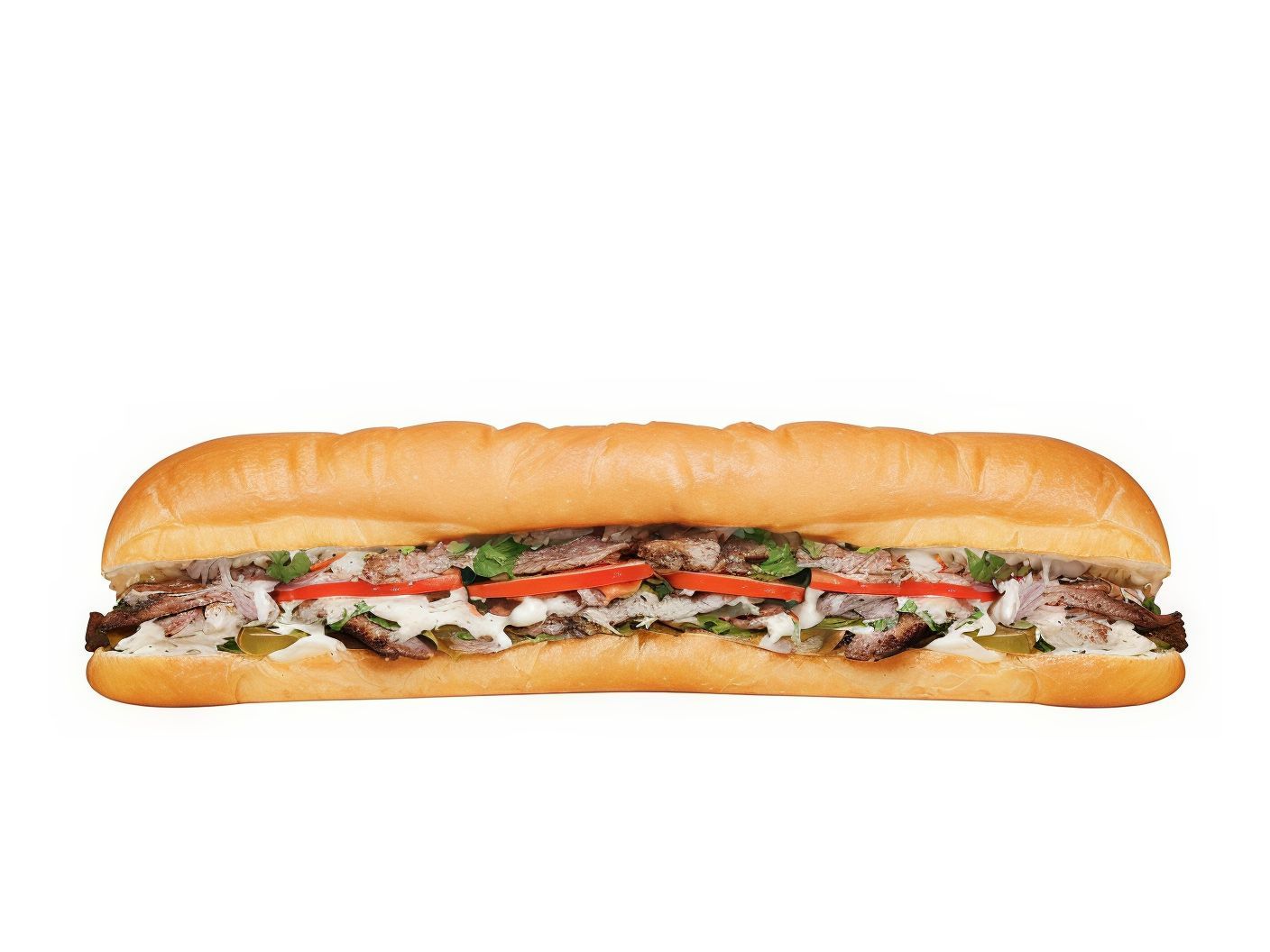 Meat Shawerma French Bread Sandwich