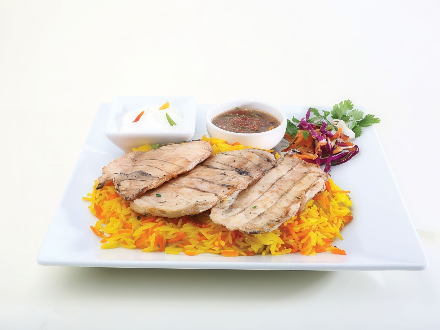 Grilled Chicken Breast Platter
