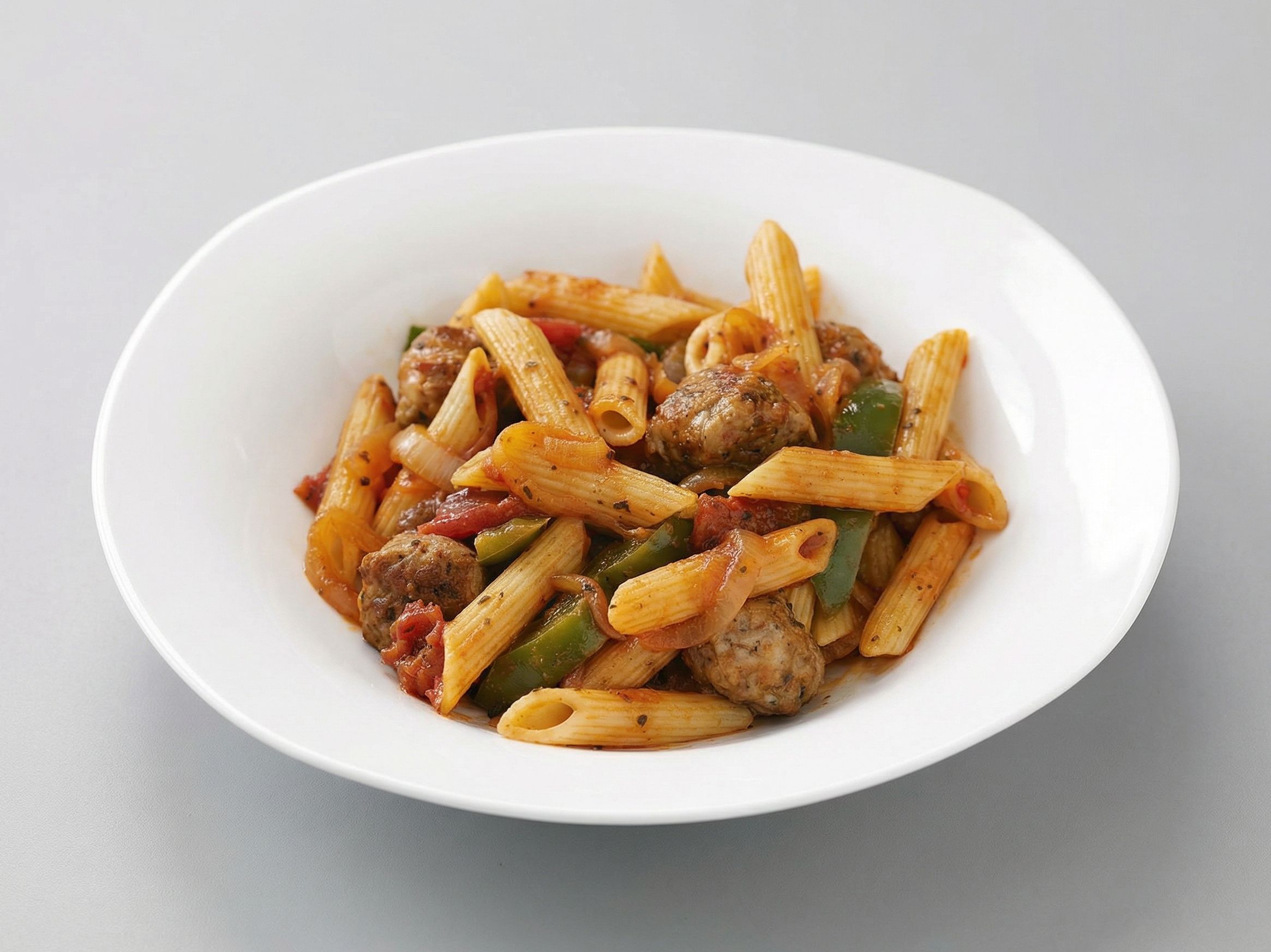 Oriental Sausage Pasta