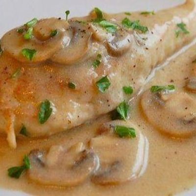 Chicken With Mushroom Piccata