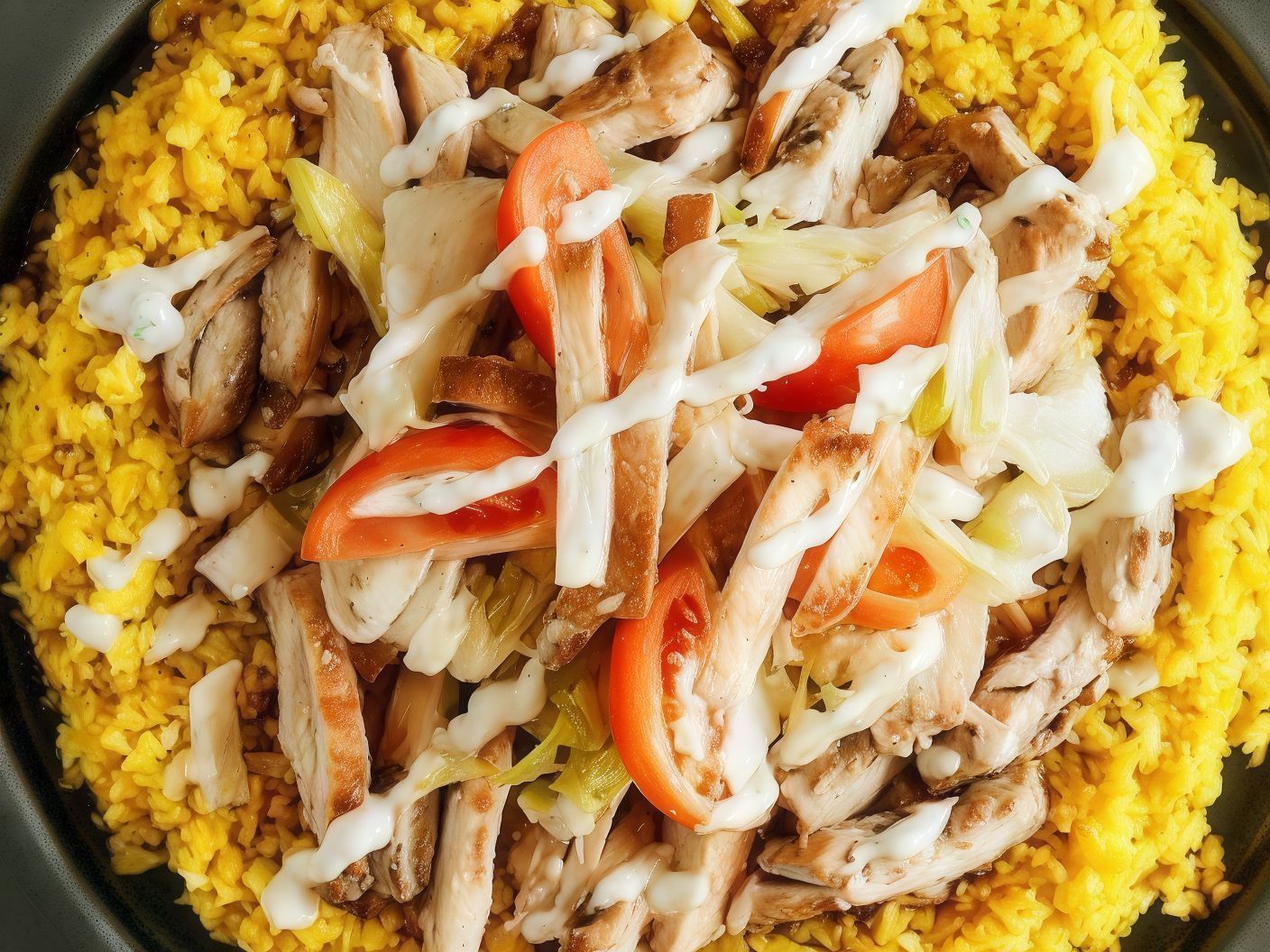 Chicken Rice With Cheese