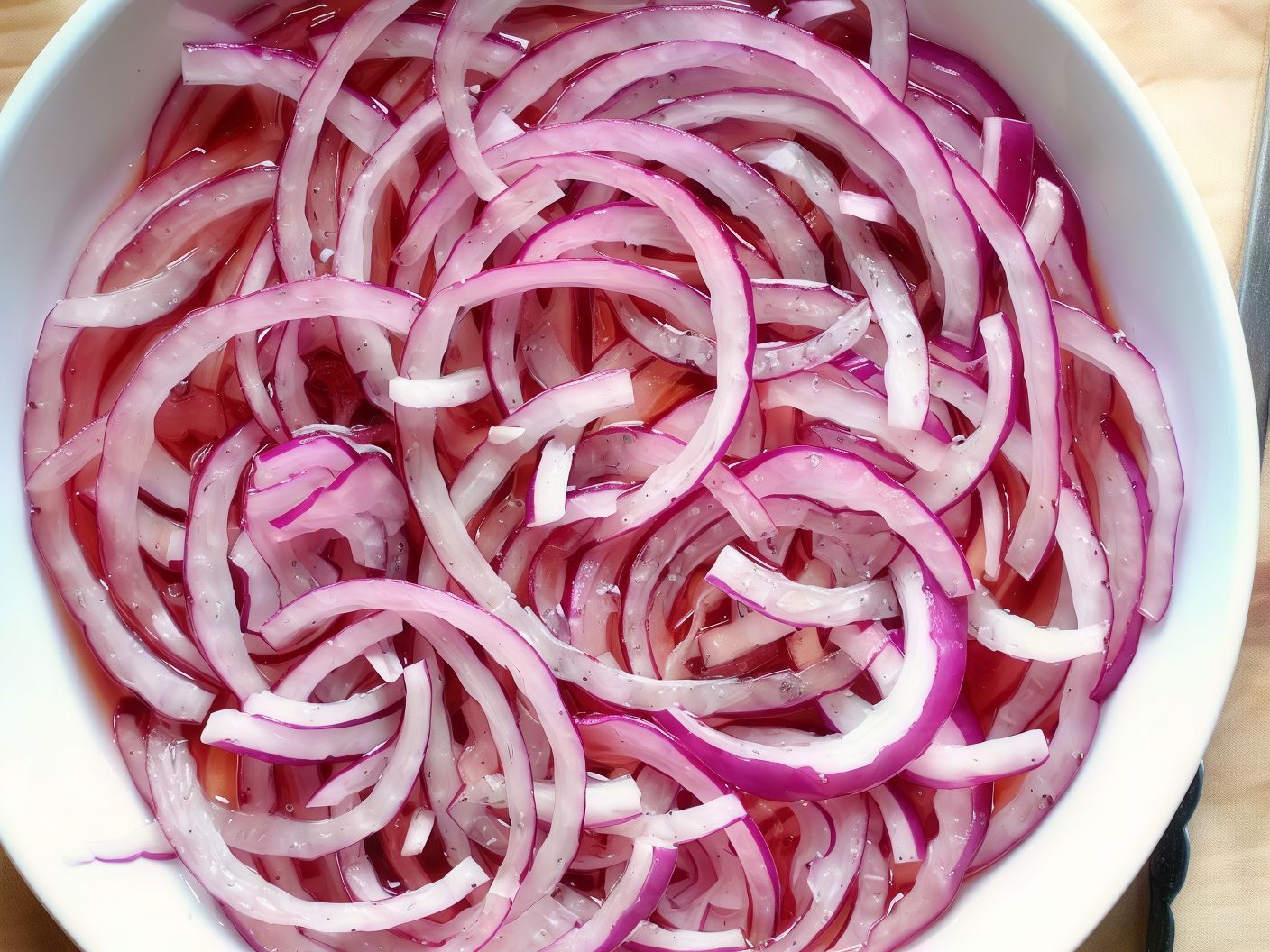 Greek Onions With Vinegar And Lemon