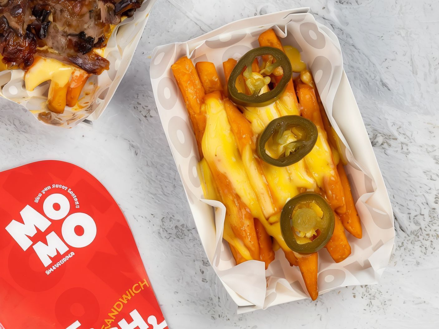 Cheese And Jalapenos Sweet Potato