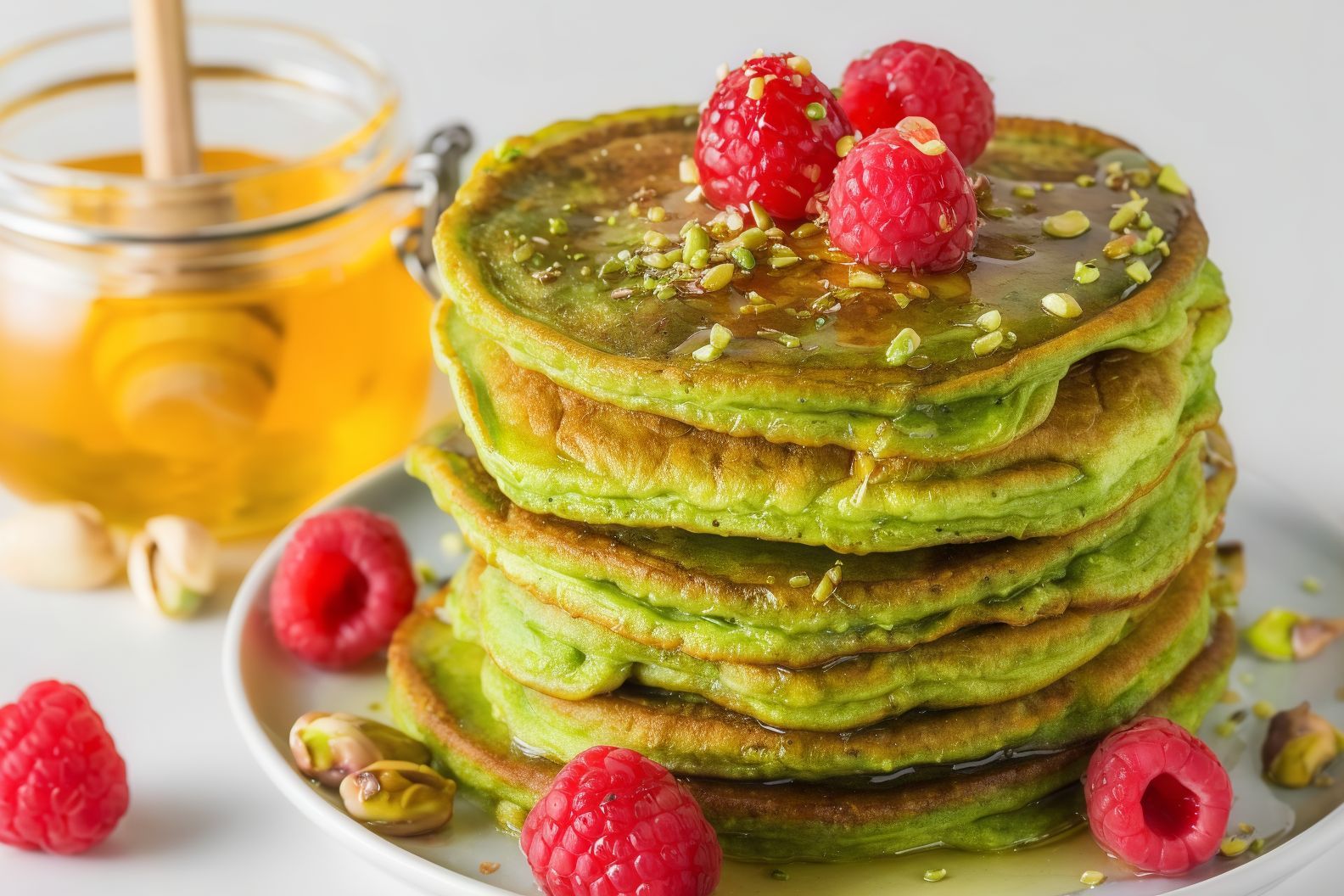 Mini Pancake Pistacio