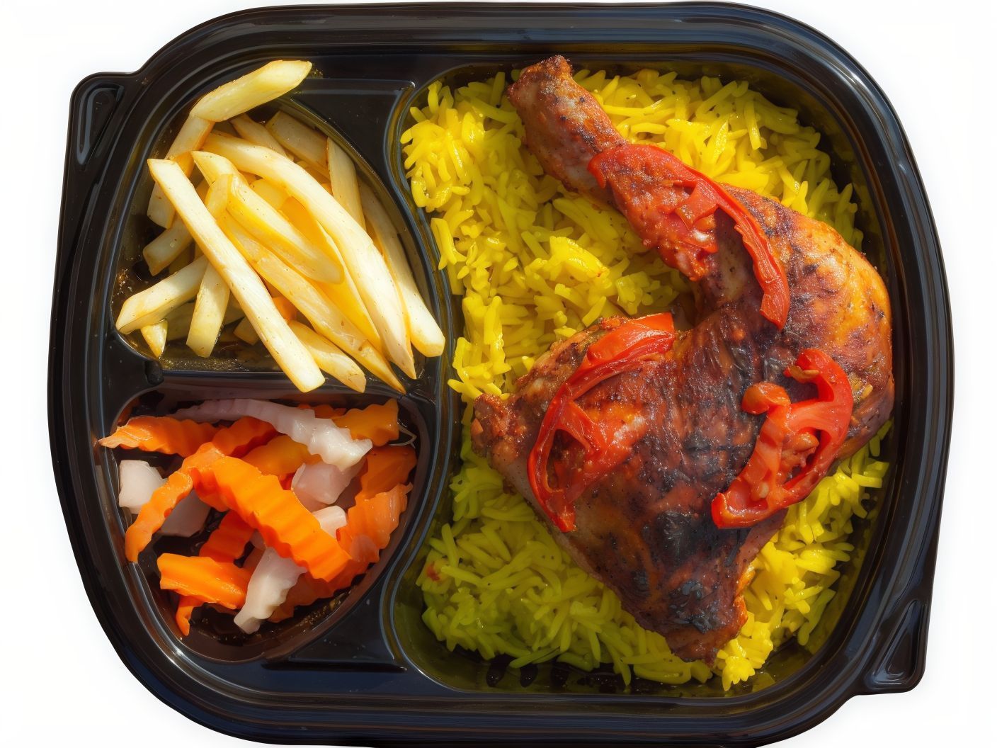 َQuarter grilled chicken thigh