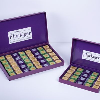 Chocolate Box with Nougat and Nuts