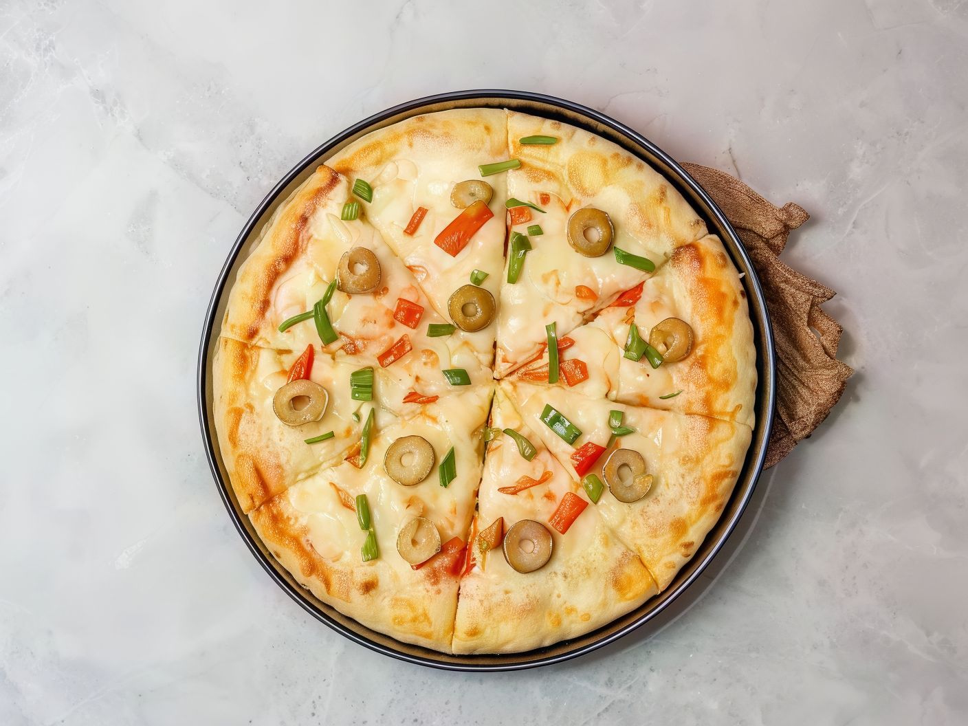Oriental Shrimp Pizza