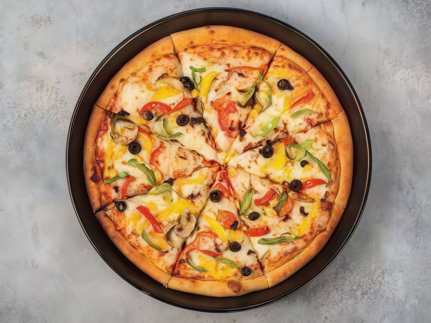 Italian Capricciosa Pizza