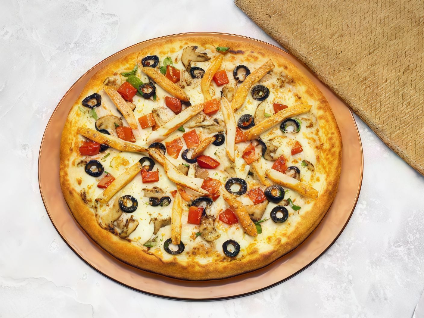Italian Hawai BBQ Pizza