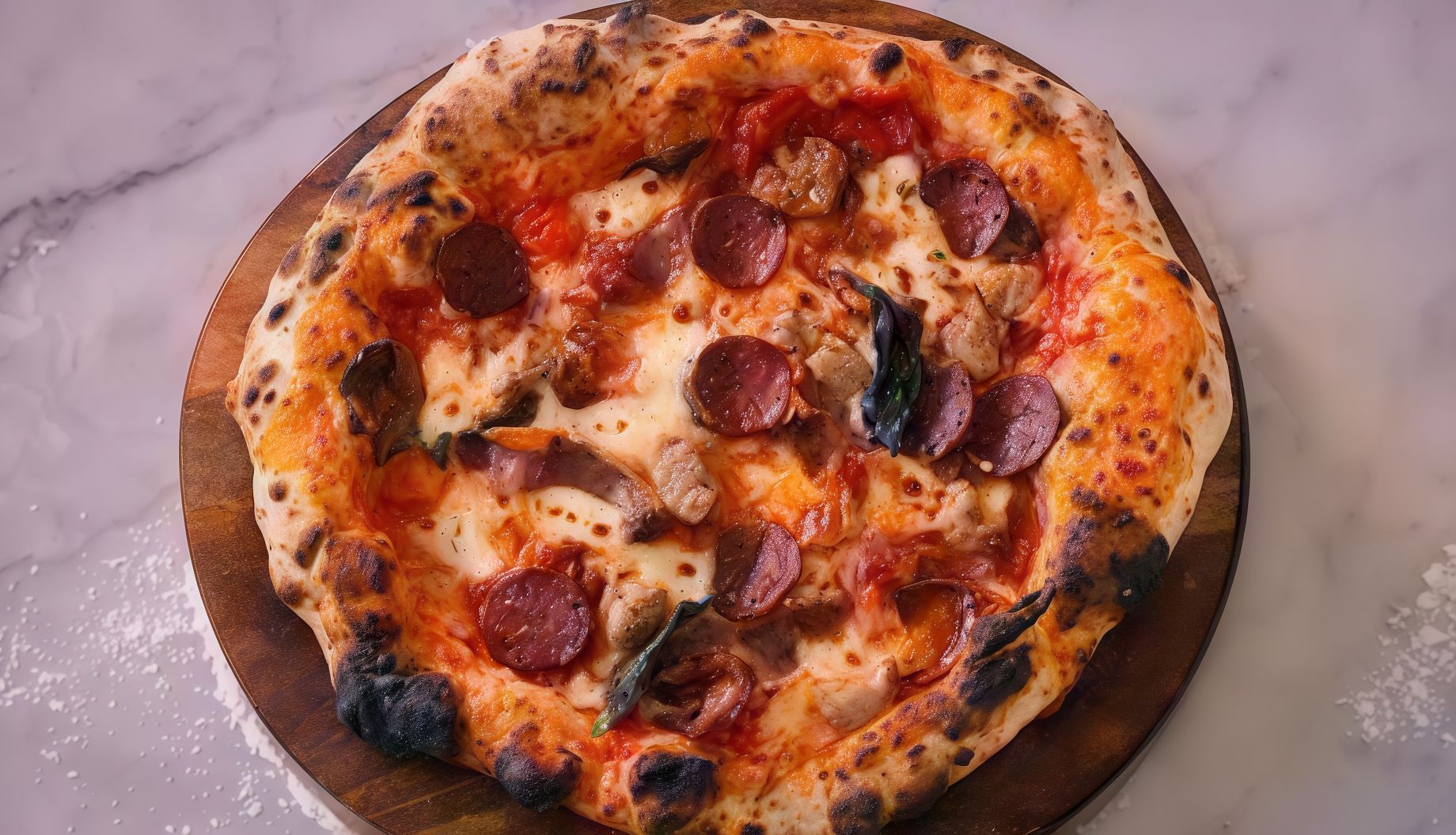 Italian Mixed Meat Pizza
