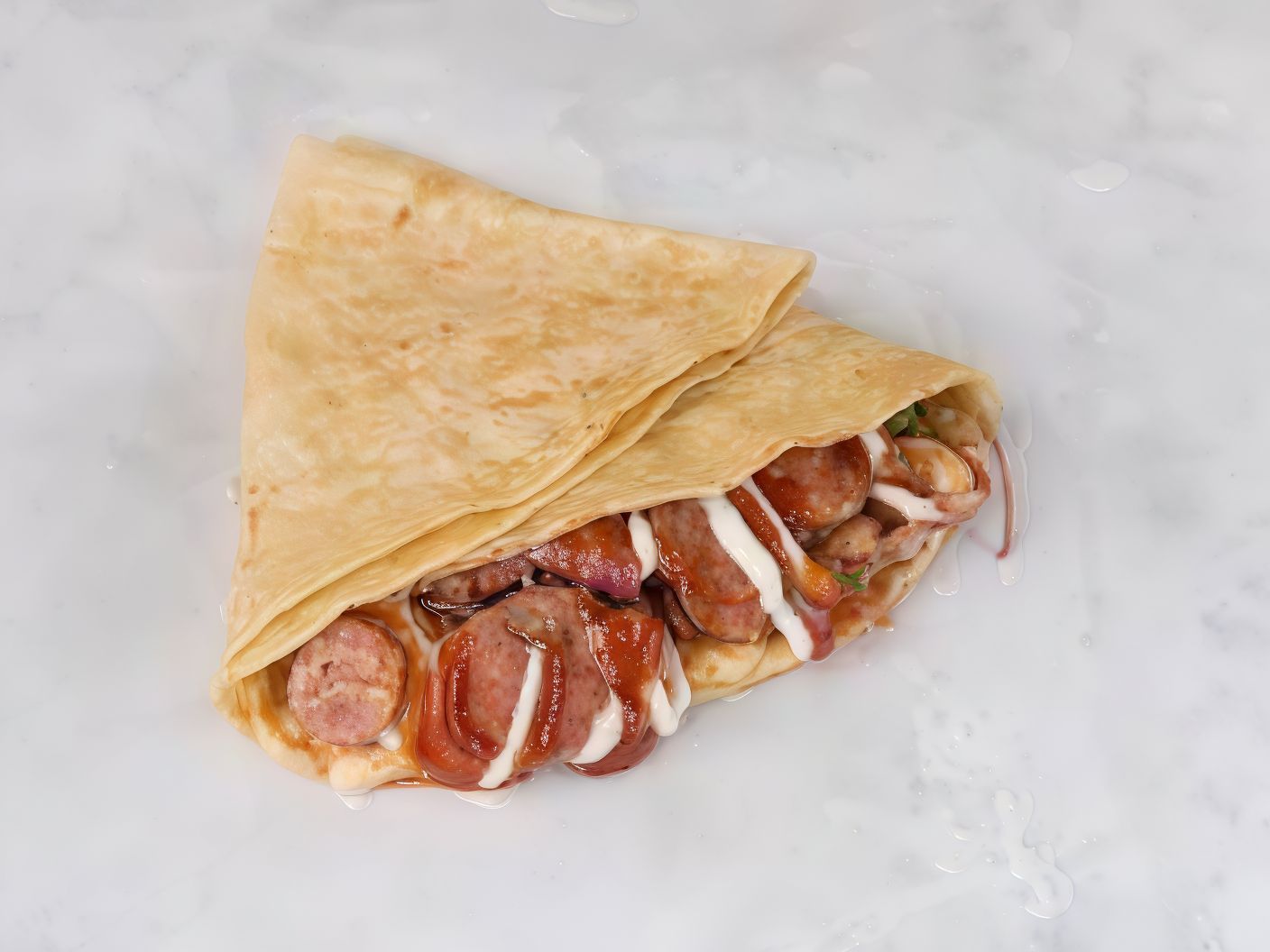 Sausage Crepe