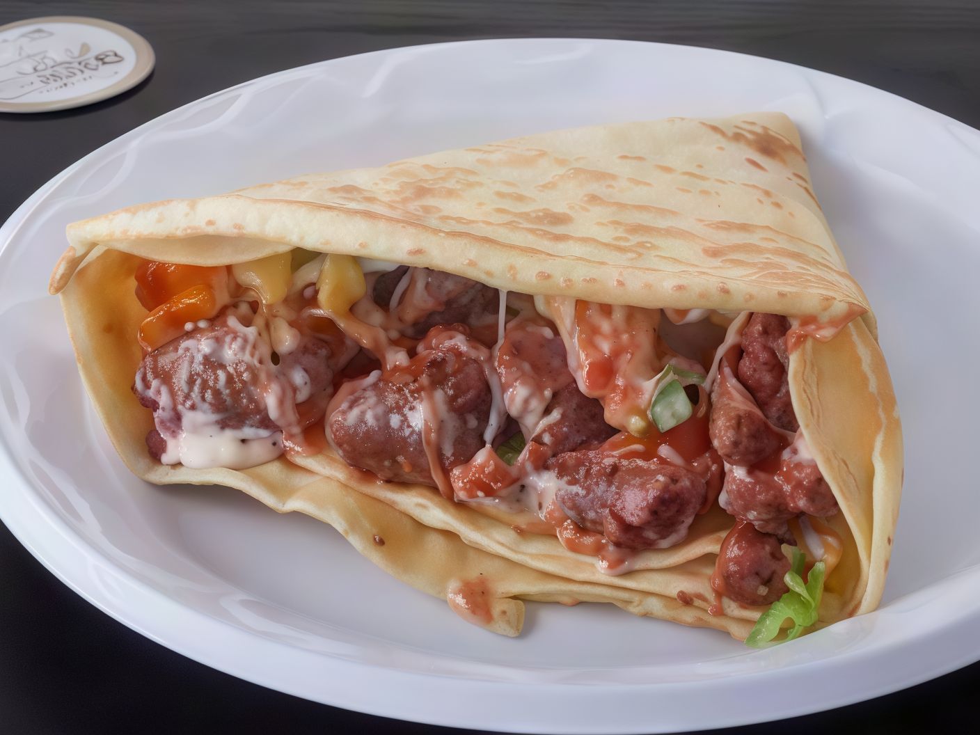 Hot Dog Crepe