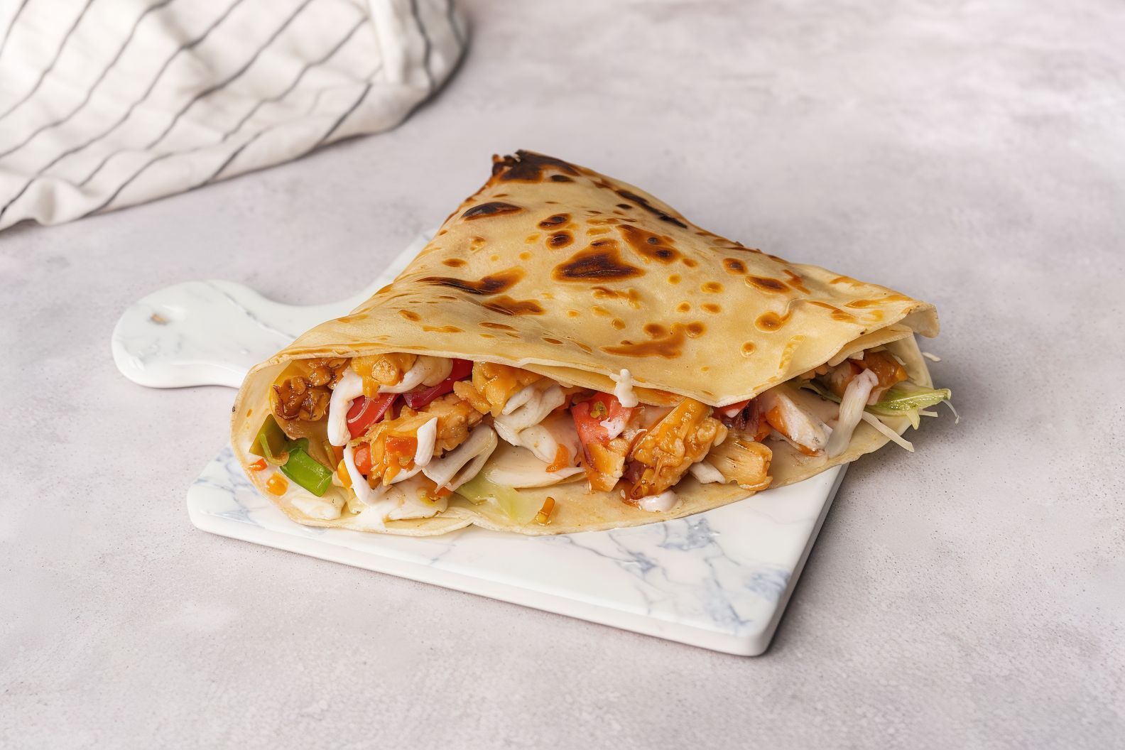 Chicken Fajita Crepe