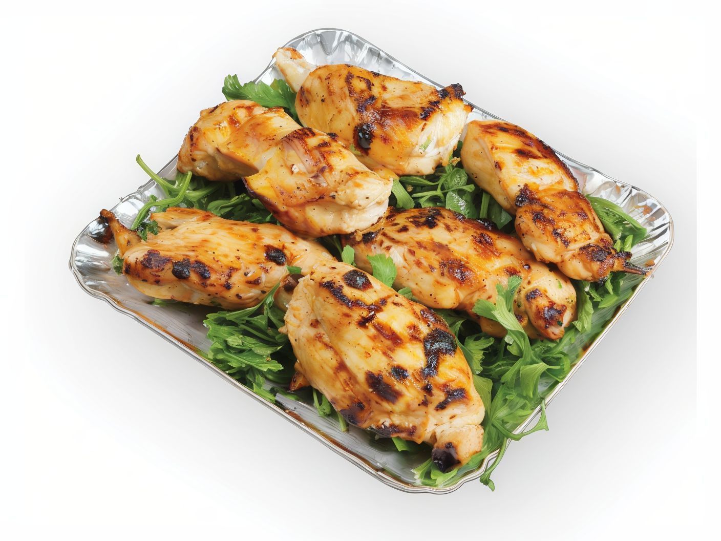 Grilled chicken shish
