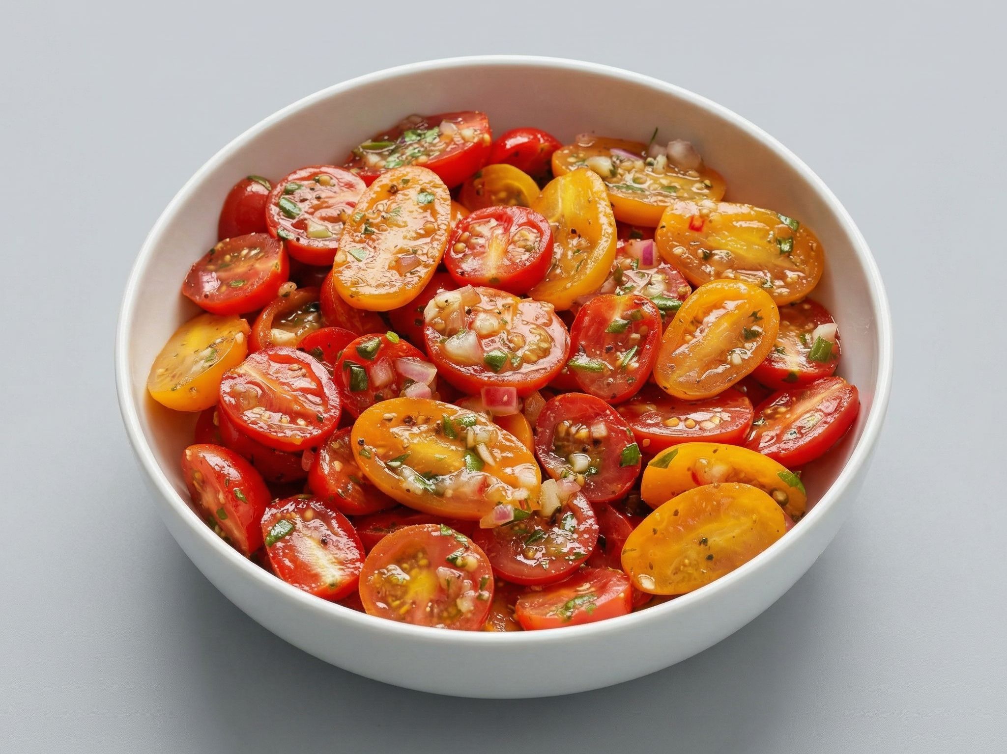 Marinated tomatoes