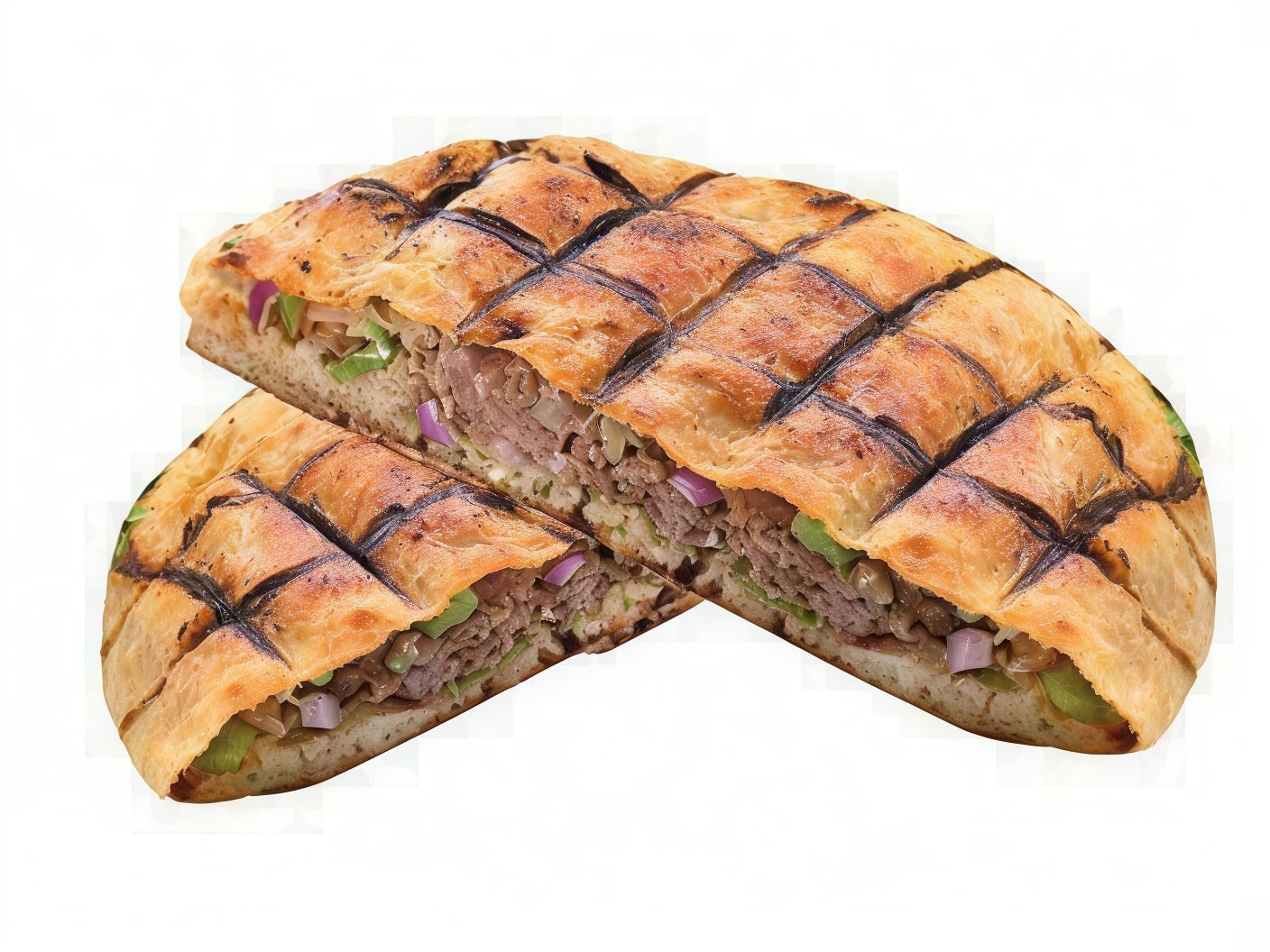 Hawawshi loaf sandwich