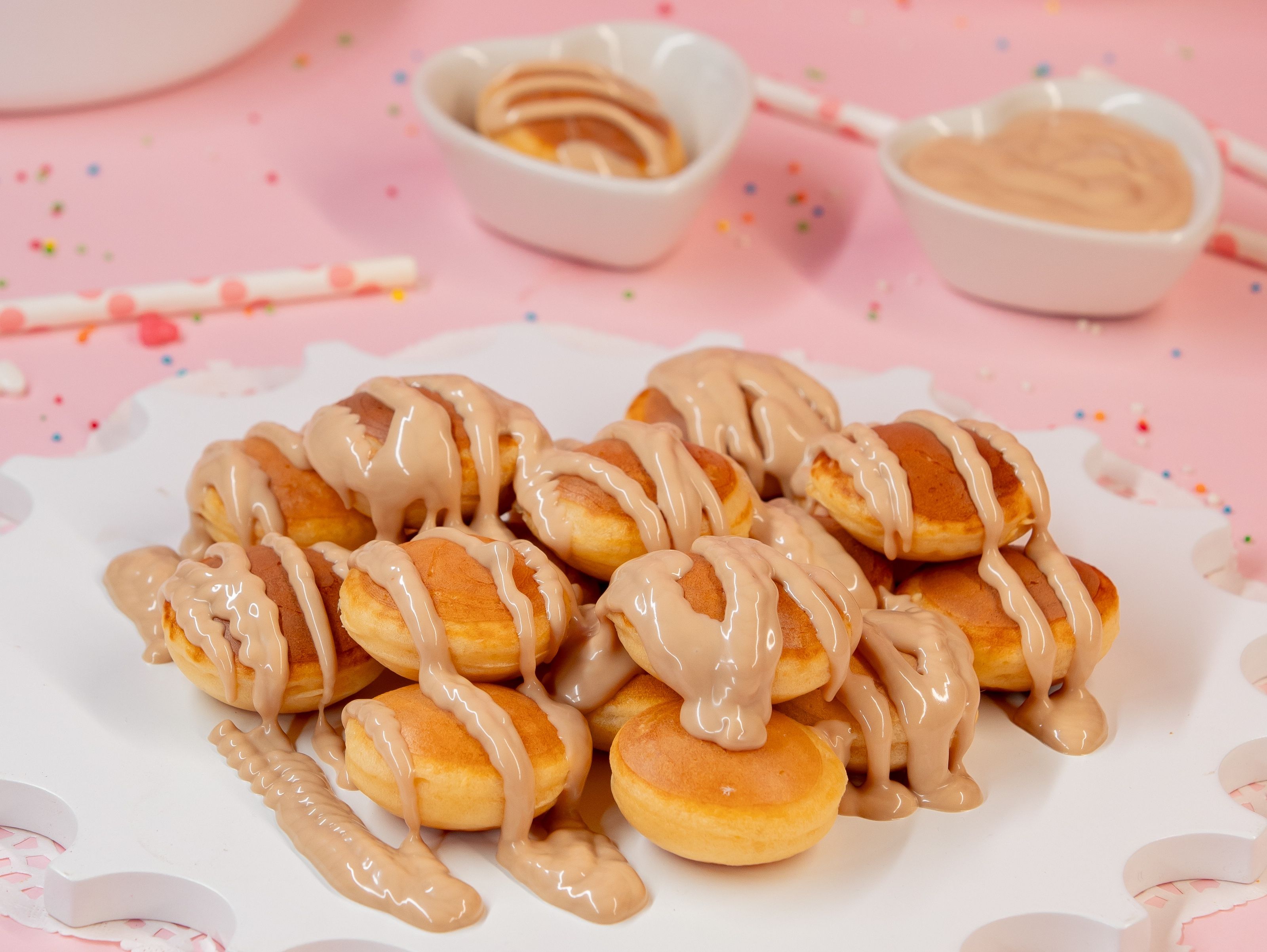 Kinder Sauce Mini Pancake