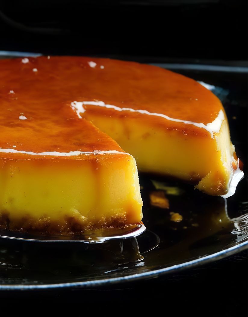Oven Baked Milk Pudding