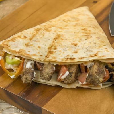 Cheeseburger Crepe