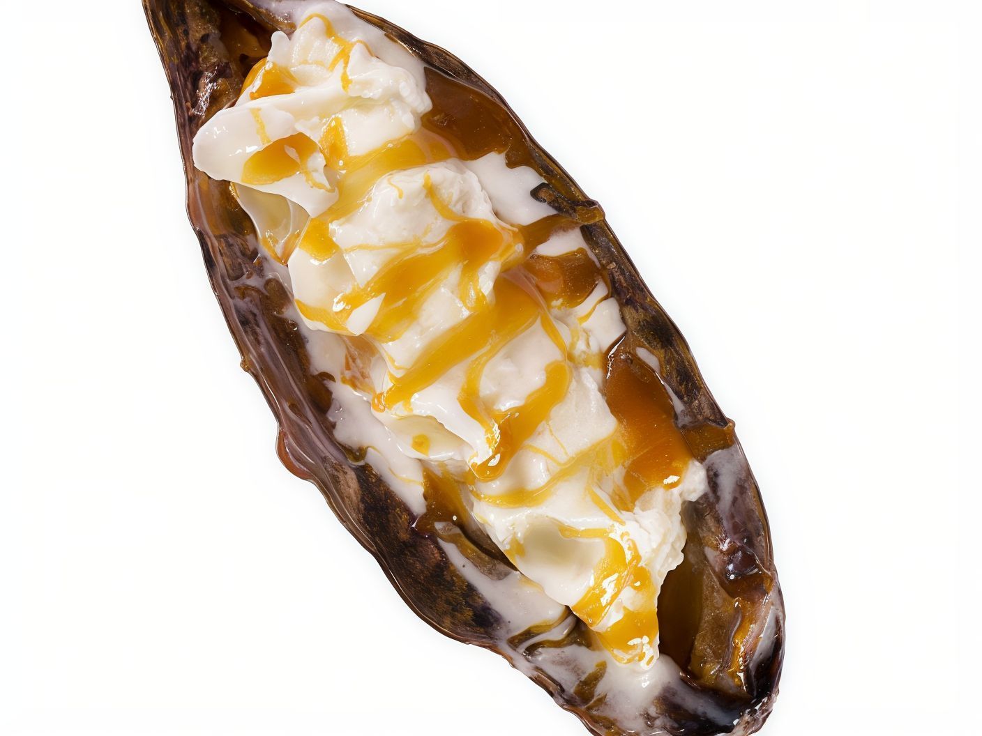 Sweet Potato With Ice Cream