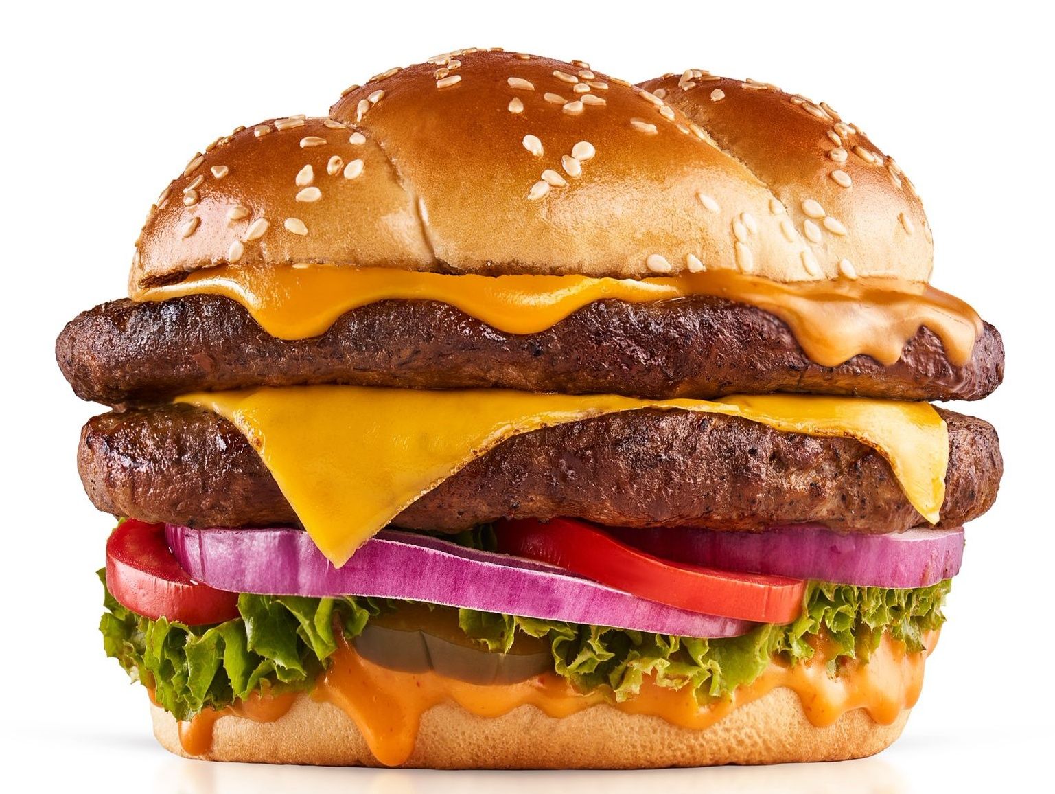 Gold Beef Burger Sandwich