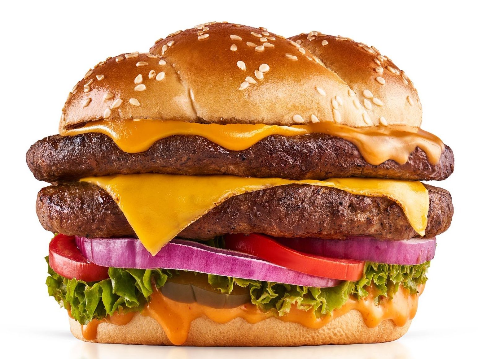 The Gold Beef Burger Sandwich