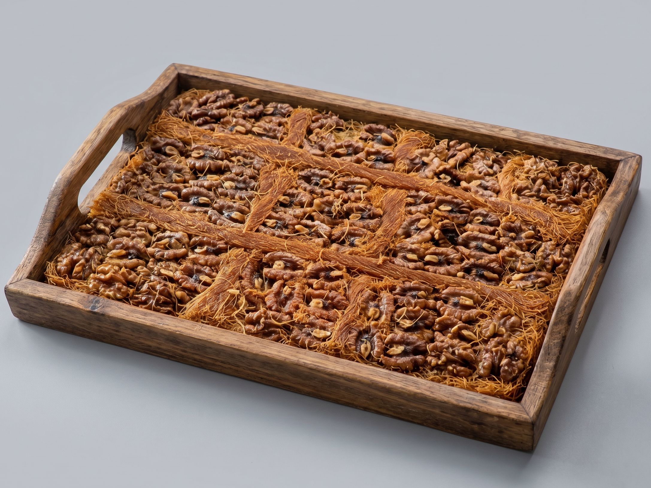 Ottoman Kunafa with Walnuts