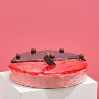 Strawberry chocolate Ice cream Torte