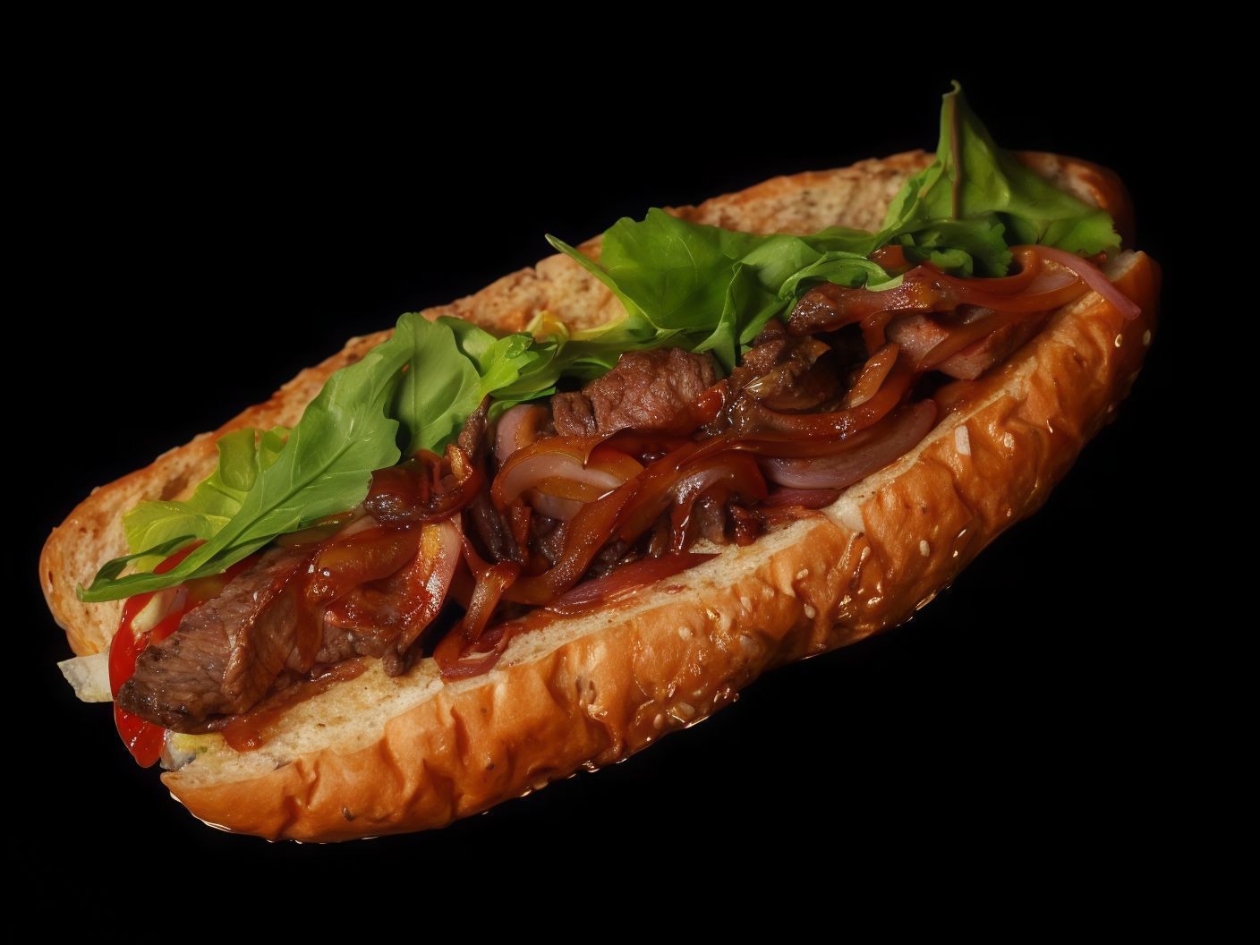 BEEF FAJITA sandwich