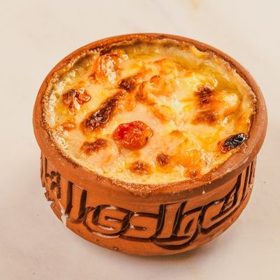 باستا مأكولات بحرية بالكريمة والجبن