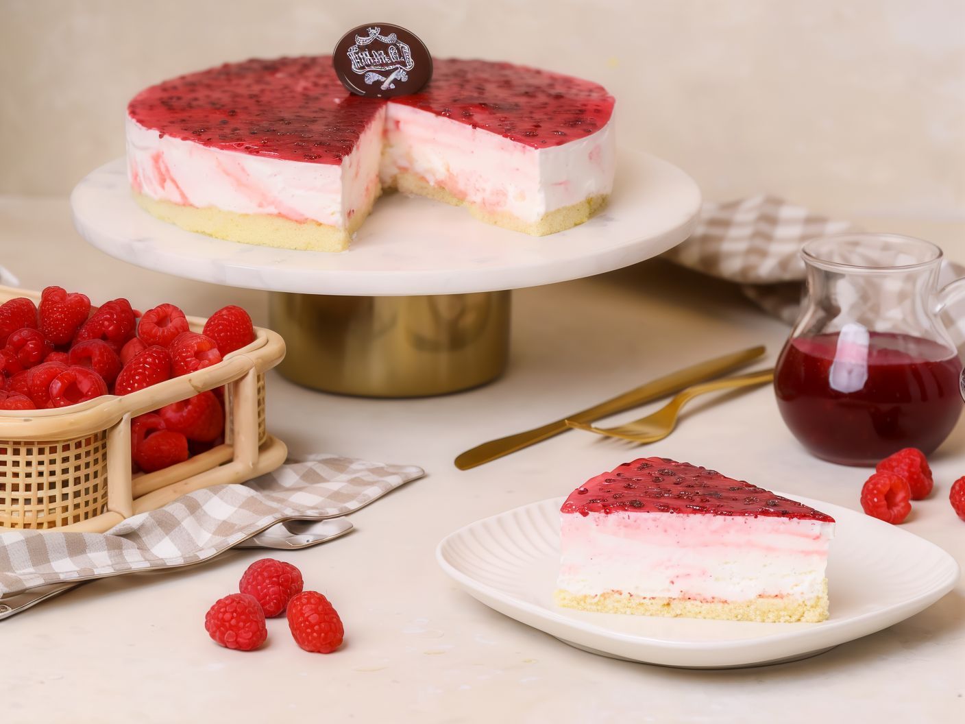 Berries With Yogurt Ice Cream Cake 20 Cm