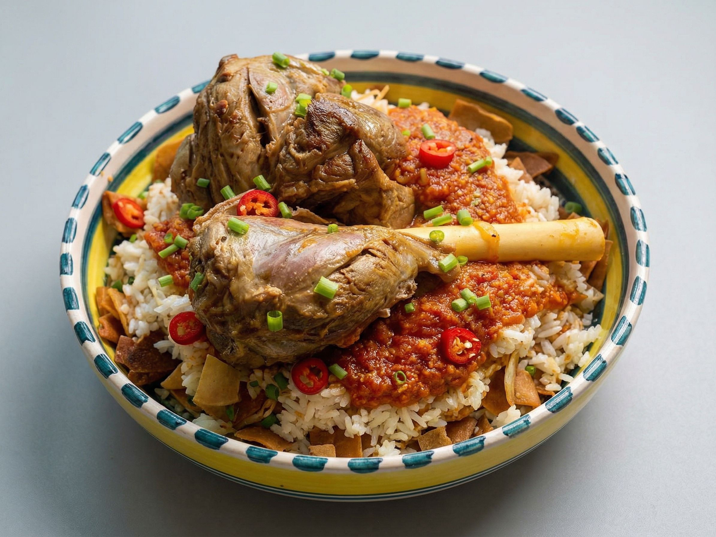 Lamb Shank Fatteh