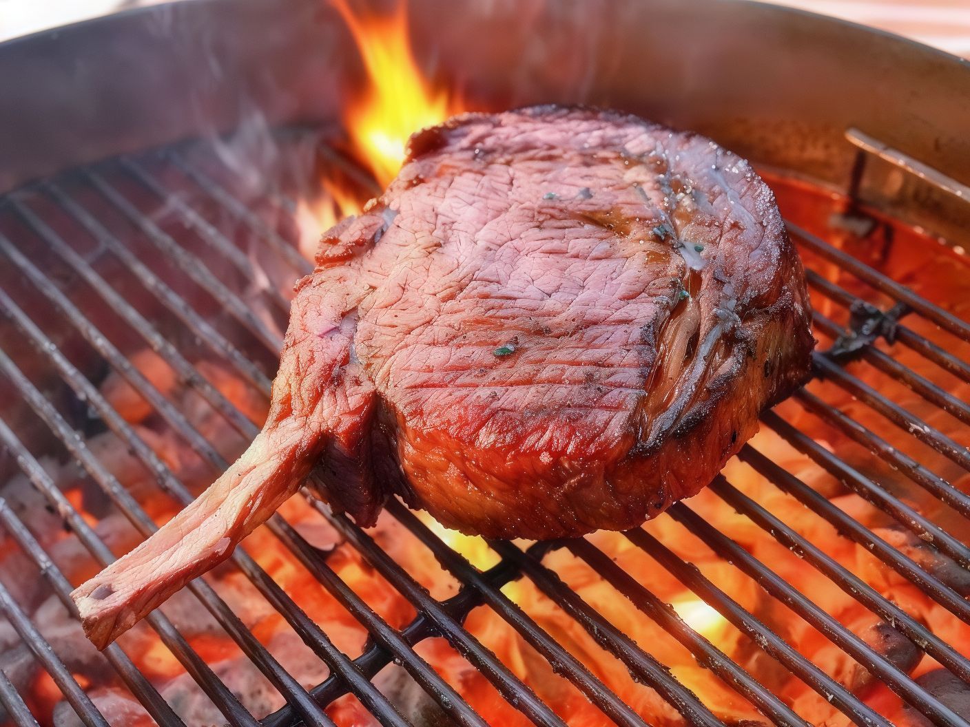 Grill steak