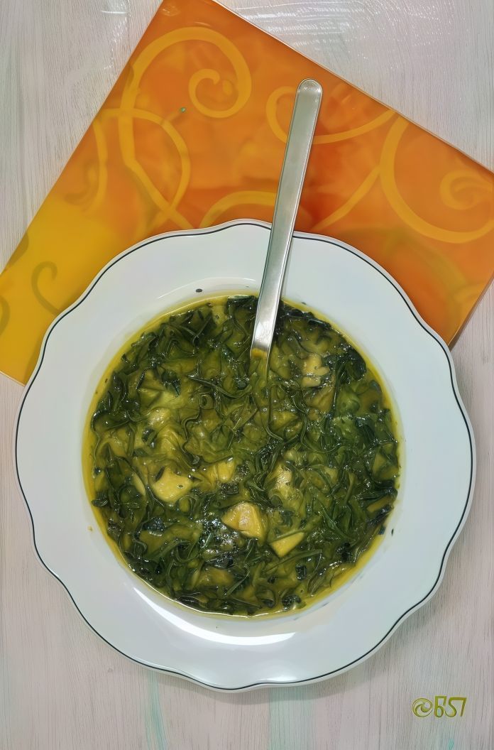 Plain Molokhia casserole