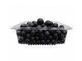 Family-sized platter of Lebanese black grapes